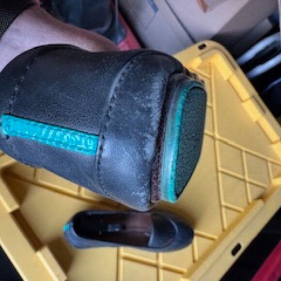 Tieks by Gavrieli Matte Black Ballet Flats, Size 11 - Picture 8 of 13